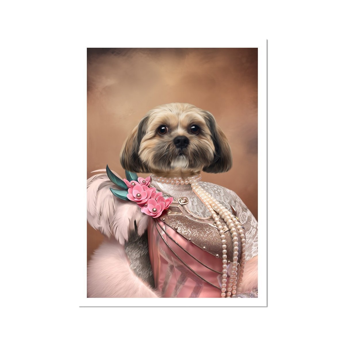 The Fur Lady: Custom Pet Poster - Paw & Glory - Dog Portraits - Pet Portraits