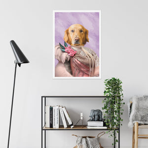 The Fur Lady: Custom Pet Poster - Paw & Glory - Dog Portraits - Pet Portraits