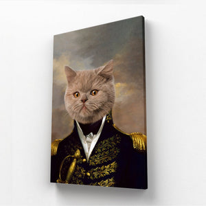 The General: Animal Art Canvas - Paw & Glory - Dog Portraits - Pet Portraits