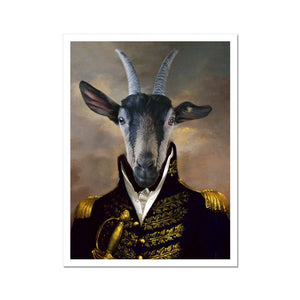 The General: Animal Art Poster - Paw & Glory - Dog Portraits - Pet Portraits