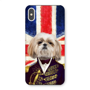 The General - British Flag Edition: Custom Pet Phone Case - Paw & Glory - Dog Portraits - Pet Portraits