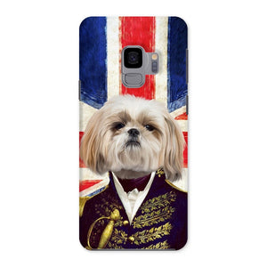 The General - British Flag Edition: Custom Pet Phone Case - Paw & Glory - Dog Portraits - Pet Portraits