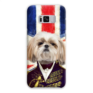 The General - British Flag Edition: Custom Pet Phone Case - Paw & Glory - Dog Portraits - Pet Portraits