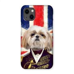 The General - British Flag Edition: Custom Pet Phone Case - Paw & Glory - Dog Portraits - Pet Portraits