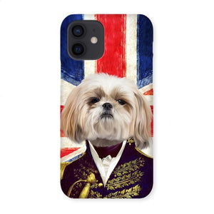 The General - British Flag Edition: Custom Pet Phone Case - Paw & Glory - Dog Portraits - Pet Portraits