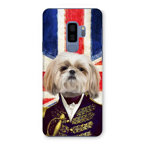 The General - British Flag Edition: Custom Pet Phone Case - Paw & Glory - Dog Portraits - Pet Portraits