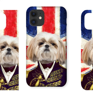 The General - British Flag Edition: Custom Pet Phone Case - Paw & Glory - Dog Portraits - Pet Portraits