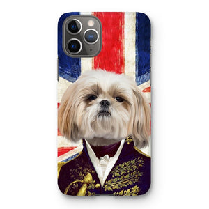 The General - British Flag Edition: Custom Pet Phone Case - Paw & Glory - Dog Portraits - Pet Portraits