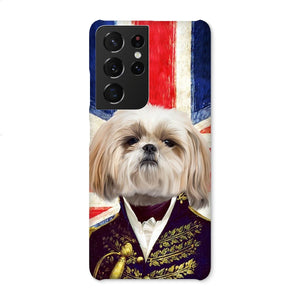 The General - British Flag Edition: Custom Pet Phone Case - Paw & Glory - Dog Portraits - Pet Portraits