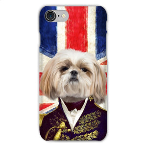 The General - British Flag Edition: Custom Pet Phone Case - Paw & Glory - Dog Portraits - Pet Portraits