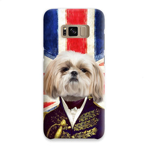 The General - British Flag Edition: Custom Pet Phone Case - Paw & Glory - Dog Portraits - Pet Portraits