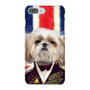 The General - British Flag Edition: Custom Pet Phone Case - Paw & Glory - Dog Portraits - Pet Portraits