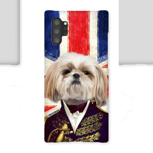 The General - British Flag Edition: Custom Pet Phone Case - Paw & Glory - Dog Portraits - Pet Portraits