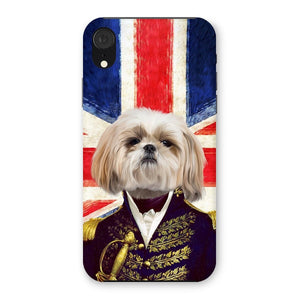 The General - British Flag Edition: Custom Pet Phone Case - Paw & Glory - Dog Portraits - Pet Portraits