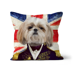 The General British Flag Edition: Custom Pet Pillow - Paw & Glory - Dog Portraits - Pet Portraits