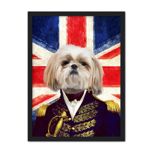 The General - British Flag Edition: Custom Pet Portrait - Paw & Glory - Dog Portraits - Pet Portraits