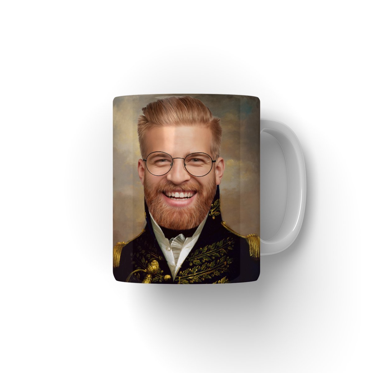 The General: Custom Hooman Coffee Mug - Paw & Glory - Dog Portraits - Pet Portraits