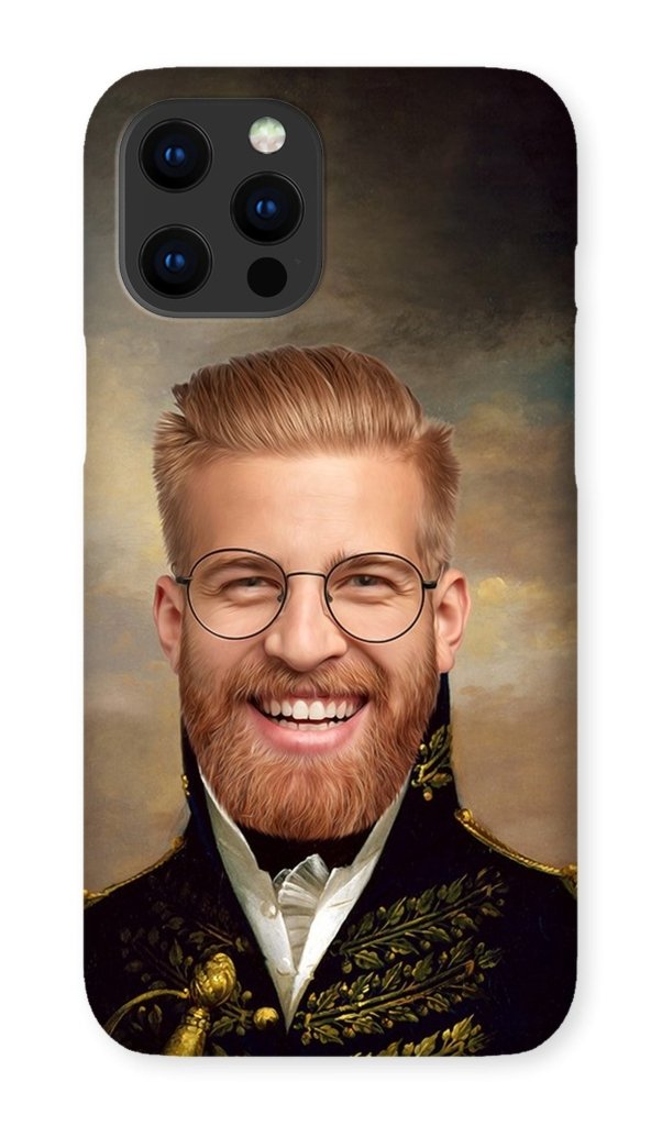 The General: Custom Hooman Phone Case - Paw & Glory - Dog Portraits - Pet Portraits