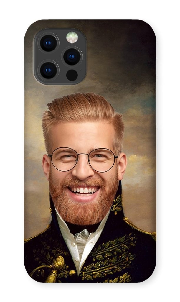 The General: Custom Hooman Phone Case - Paw & Glory - Dog Portraits - Pet Portraits