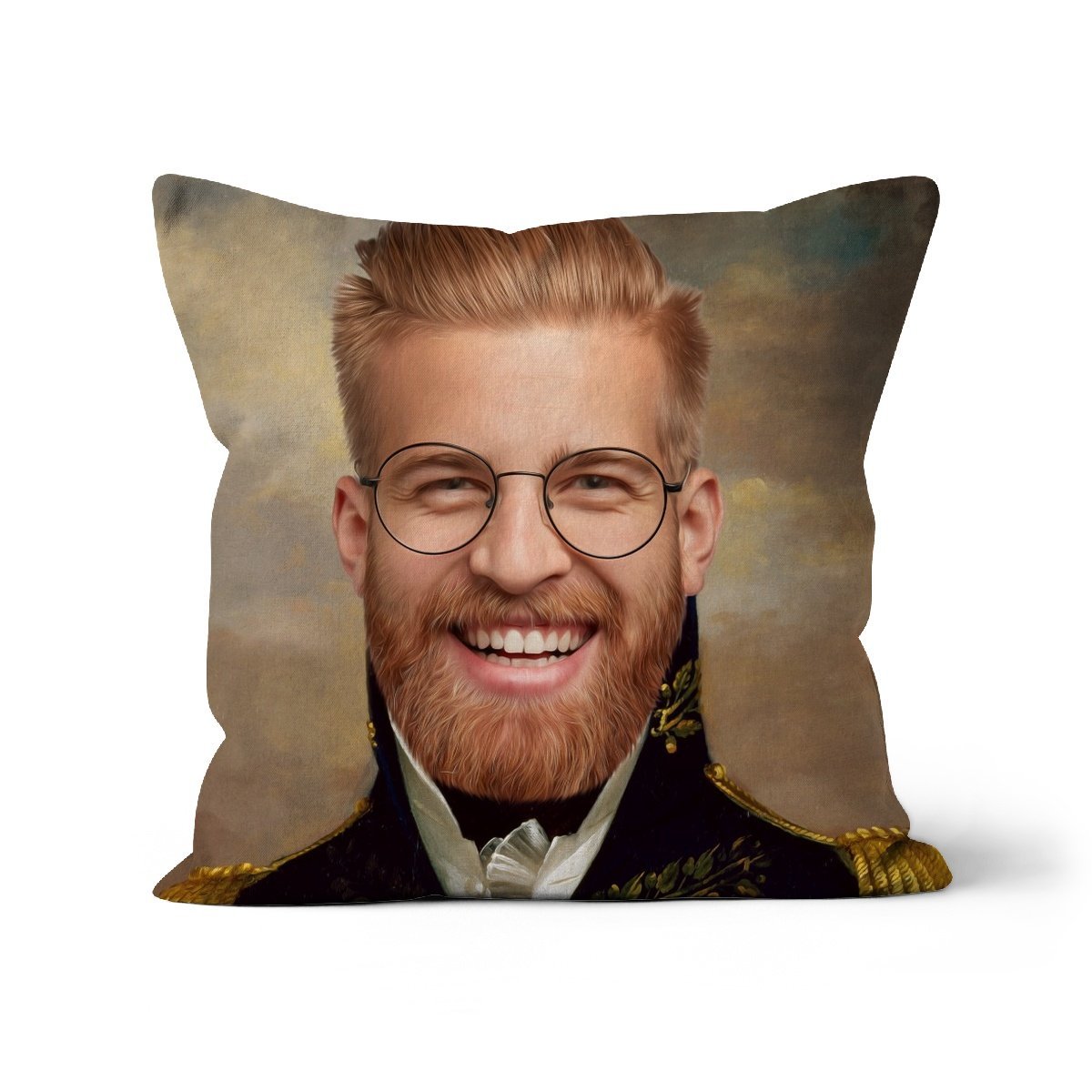 The General: Custom Hooman Pillow - Paw & Glory - Dog Portraits - Pet Portraits