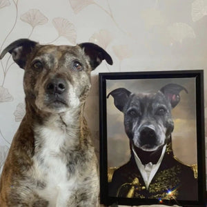 The General: Custom Pet Canvas - Paw & Glory - Dog Portraits - Pet Portraits