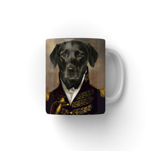 The General: Custom Pet Coffee Mug - Paw & Glory - Dog Portraits - Pet Portraits