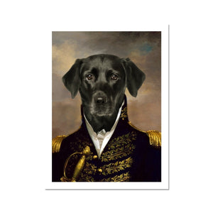 The General: Custom Pet Portrait - Paw & Glory - Dog Portraits - Pet Portraits