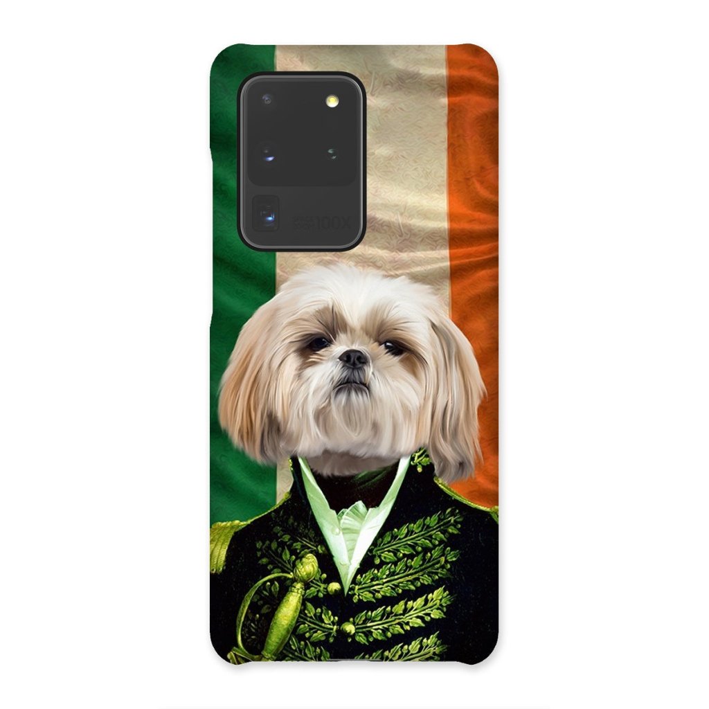 The General Irish Flag Edition: Custom Pet Phone Case - Paw & Glory - Dog Portraits - Pet Portraits