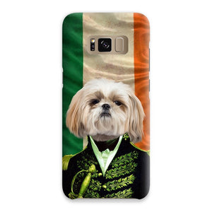 The General Irish Flag Edition: Custom Pet Phone Case - Paw & Glory - Dog Portraits - Pet Portraits