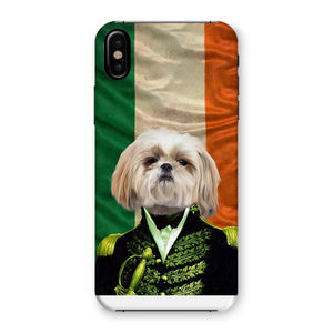 The General Irish Flag Edition: Custom Pet Phone Case - Paw & Glory - Dog Portraits - Pet Portraits