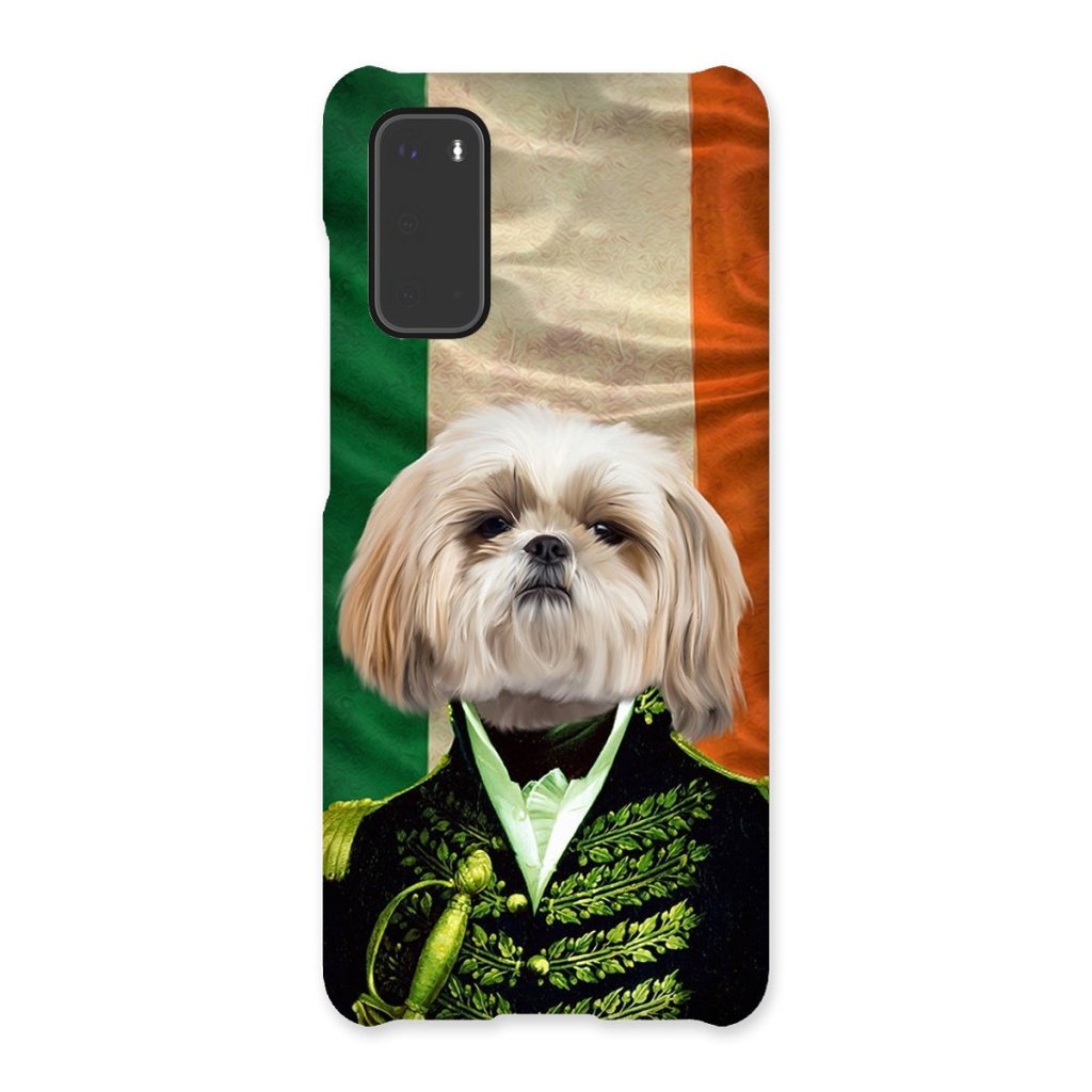 The General Irish Flag Edition: Custom Pet Phone Case - Paw & Glory - Dog Portraits - Pet Portraits