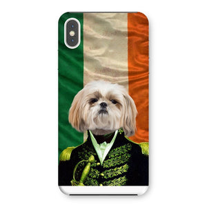 The General Irish Flag Edition: Custom Pet Phone Case - Paw & Glory - Dog Portraits - Pet Portraits