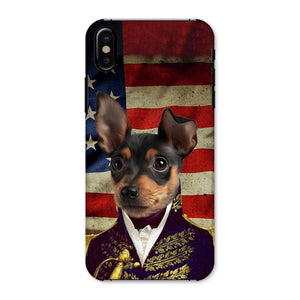 The General - USA Flag Edition: Custom Pet Phone Case - Paw & Glory - Dog Portraits - Pet Portraits