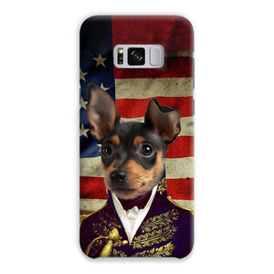 The General - USA Flag Edition: Custom Pet Phone Case - Paw & Glory - Dog Portraits - Pet Portraits