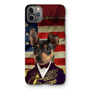 The General - USA Flag Edition: Custom Pet Phone Case - Paw & Glory - Dog Portraits - Pet Portraits