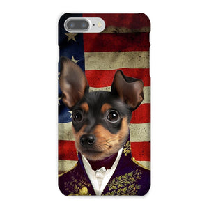 The General - USA Flag Edition: Custom Pet Phone Case - Paw & Glory - Dog Portraits - Pet Portraits