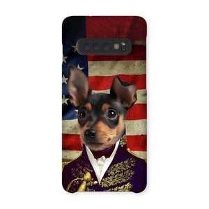 The General - USA Flag Edition: Custom Pet Phone Case - Paw & Glory - Dog Portraits - Pet Portraits