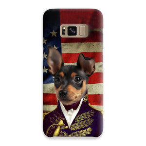 The General - USA Flag Edition: Custom Pet Phone Case - Paw & Glory - Dog Portraits - Pet Portraits