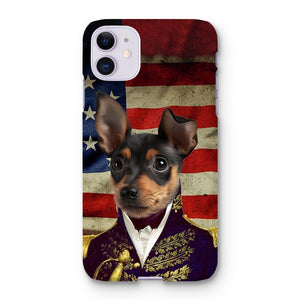 The General - USA Flag Edition: Custom Pet Phone Case - Paw & Glory - Dog Portraits - Pet Portraits