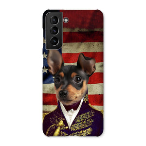 The General - USA Flag Edition: Custom Pet Phone Case - Paw & Glory - Dog Portraits - Pet Portraits