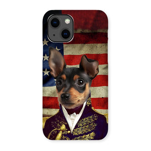 The General - USA Flag Edition: Custom Pet Phone Case - Paw & Glory - Dog Portraits - Pet Portraits