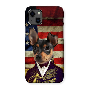 The General - USA Flag Edition: Custom Pet Phone Case - Paw & Glory - Dog Portraits - Pet Portraits