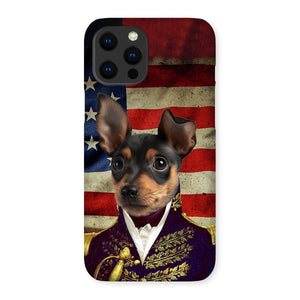 The General - USA Flag Edition: Custom Pet Phone Case - Paw & Glory - Dog Portraits - Pet Portraits