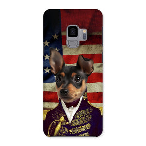 The General - USA Flag Edition: Custom Pet Phone Case - Paw & Glory - Dog Portraits - Pet Portraits