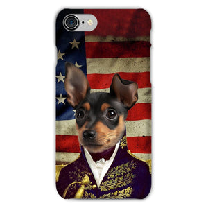 The General - USA Flag Edition: Custom Pet Phone Case - Paw & Glory - Dog Portraits - Pet Portraits