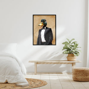 The Gentleman: Animal Art Framed Portrait - Paw & Glory - Dog Portraits - Pet Portraits