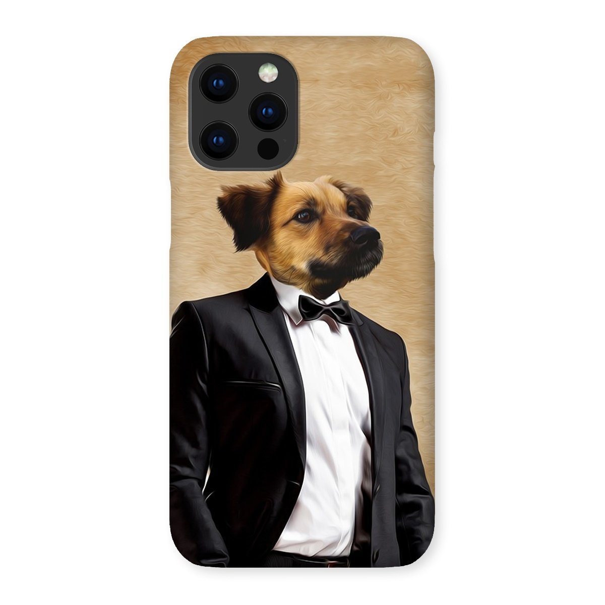 The Gentleman: Custom Pet Phone Case - Paw & Glory - Dog Portraits - Pet Portraits