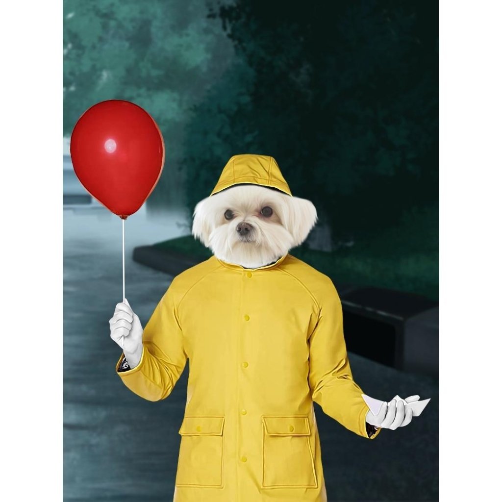 The Georgie (It Movie Inspired): Custom Digital Download Pet Portrait - Paw & Glory - Dog Portraits - Pet Portraits