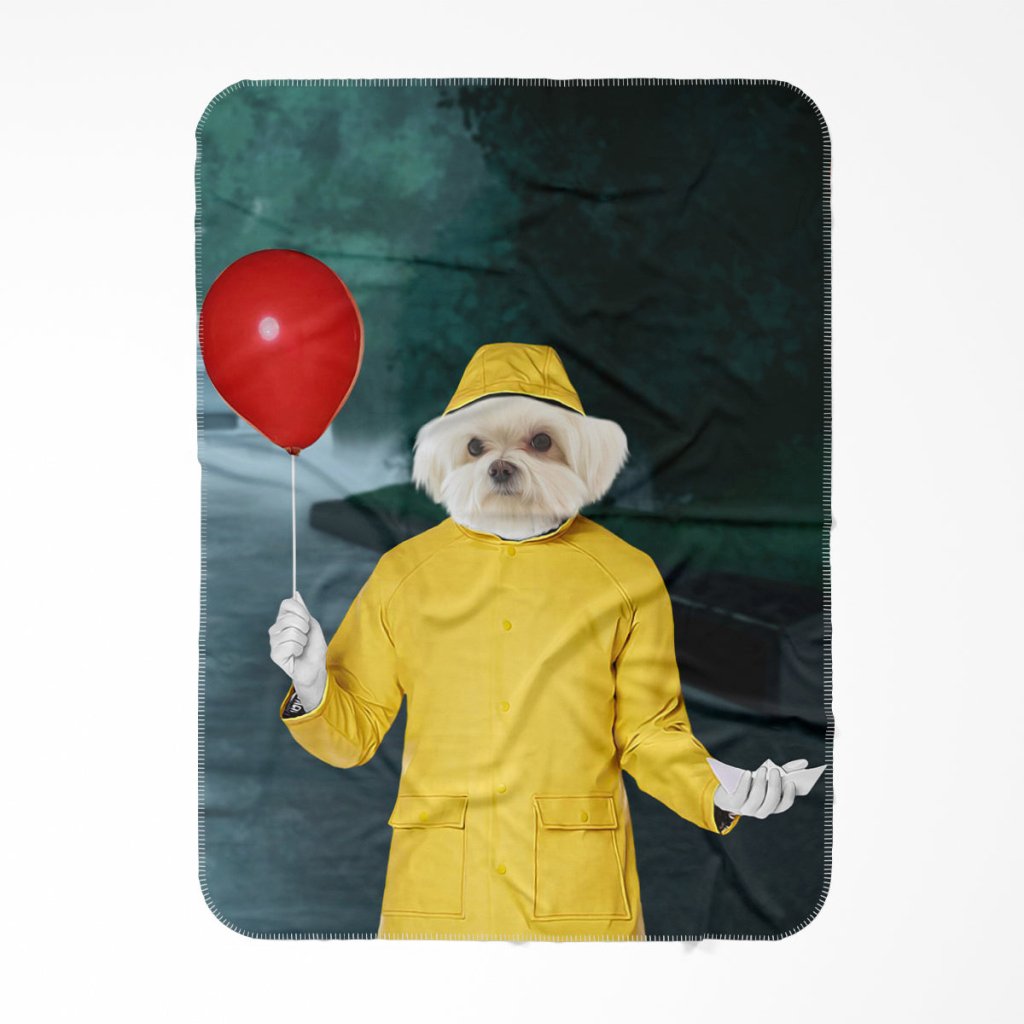 The Georgie (It Movie Inspired): Custom Pet Blanket - Paw & Glory - Dog Portraits - Pet Portraits