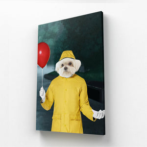 The Georgie (It Movie Inspired): Custom Pet Canvas - Paw & Glory - Dog Portraits - Pet Portraits